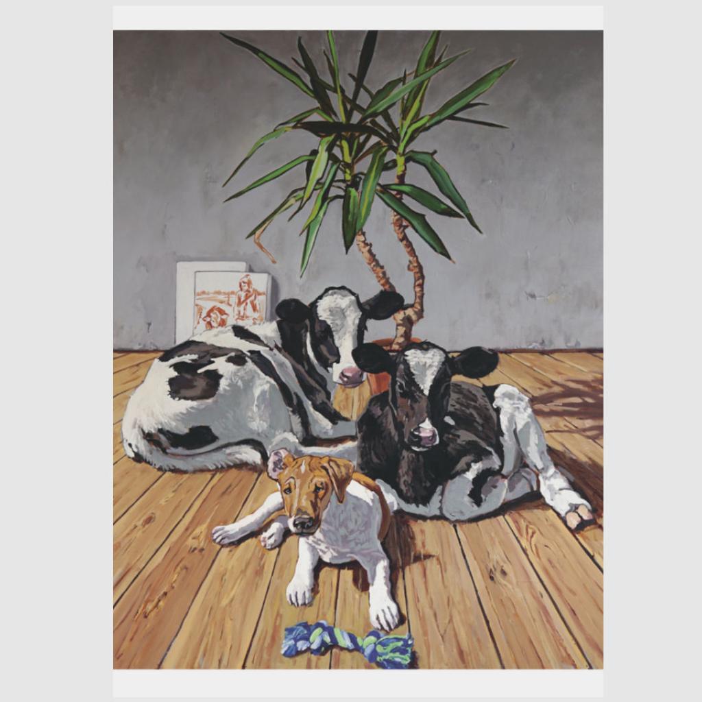 Postkarte Friends IV Illustration