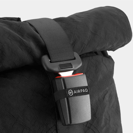 AIRPAQ Rucksack Rolltop schwarz