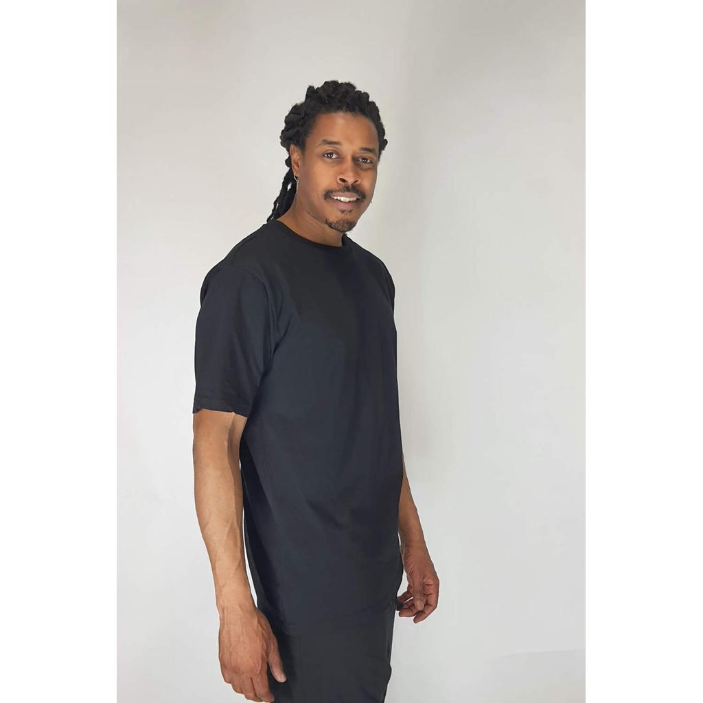 EARTH POSITIVE T-Shirt Basic OVERSIZED M50 schwarz
