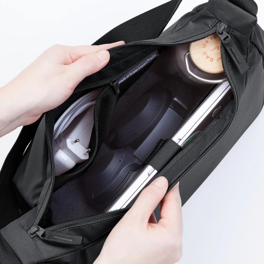 GOT BAG Tasche SQUARE BAG LARGE monochrome black