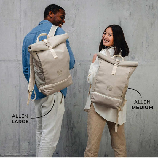 JOHNNY URBAN Rolltop Rucksack ALLEN LARGE sand