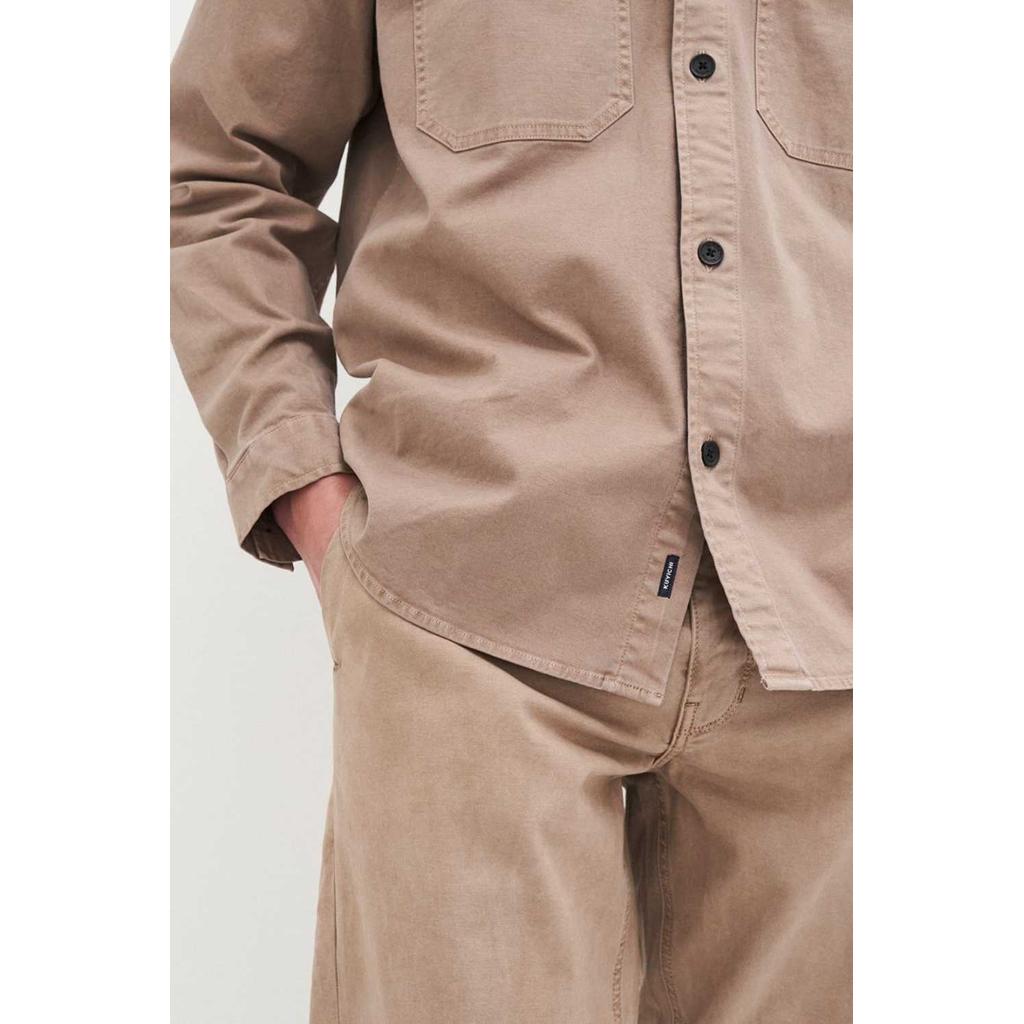 KUYICHI Hemd ANDREW OVERSHIRT tea