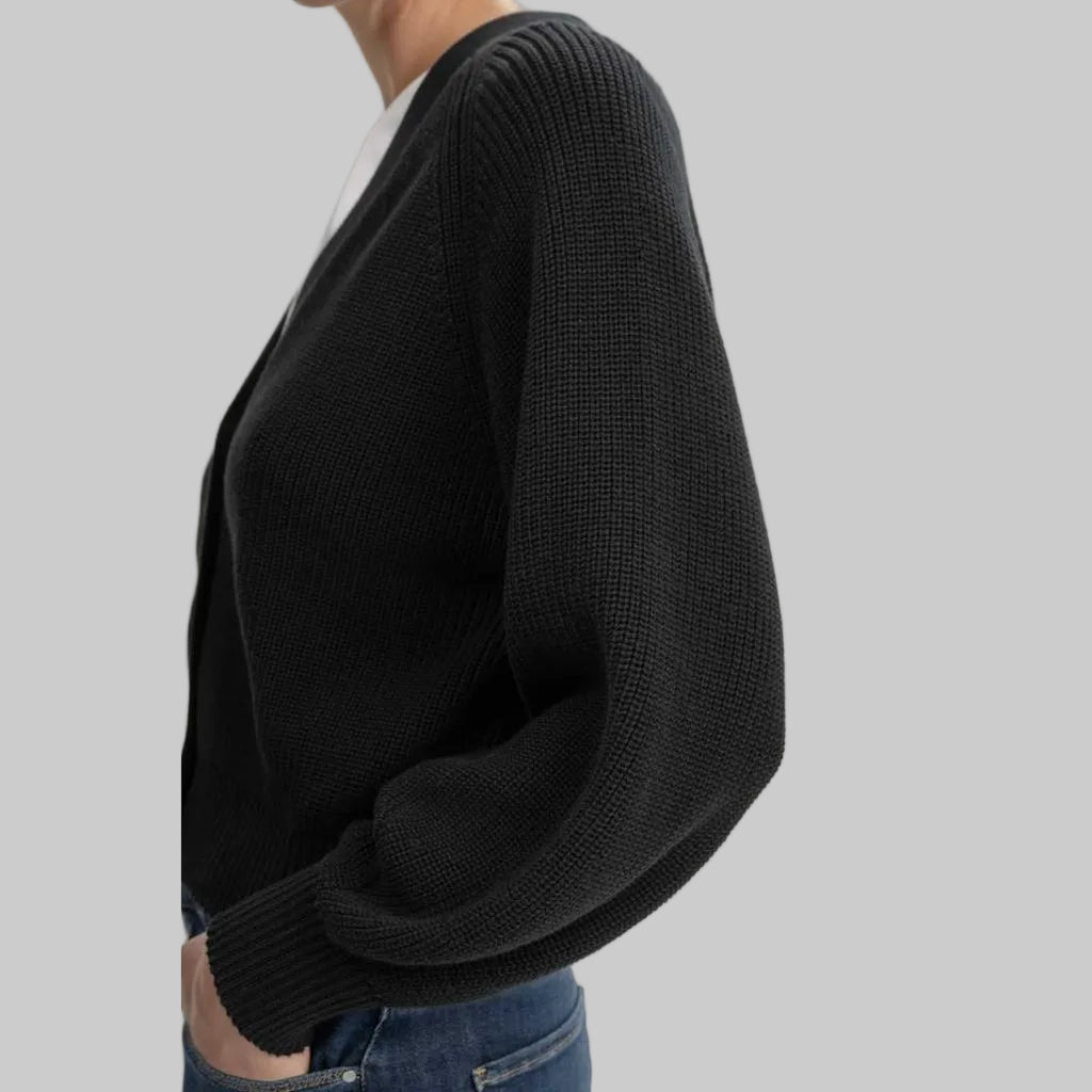 MELA Strickjacke BHUMA black