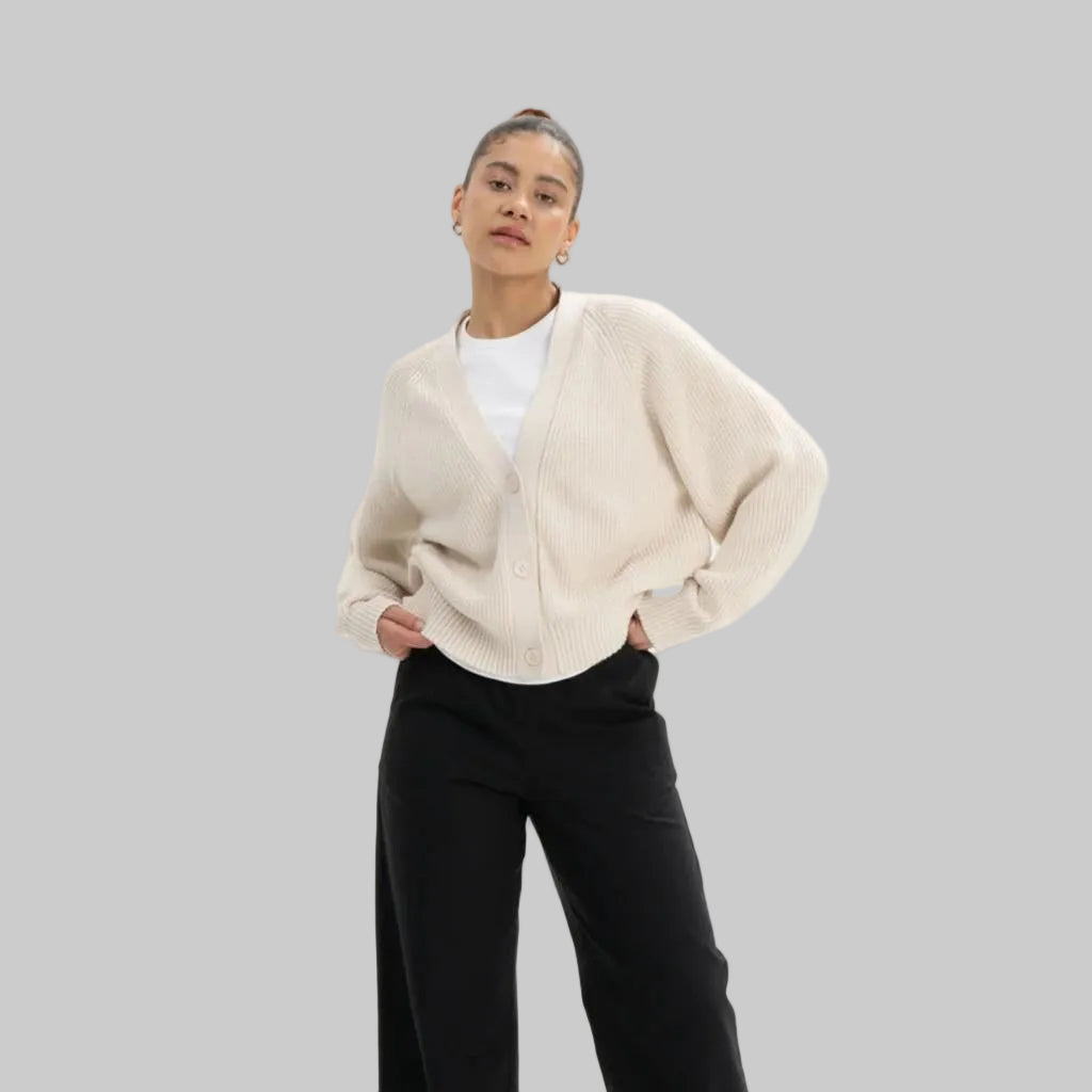 MELA Strickjacke BHUMA cream melange