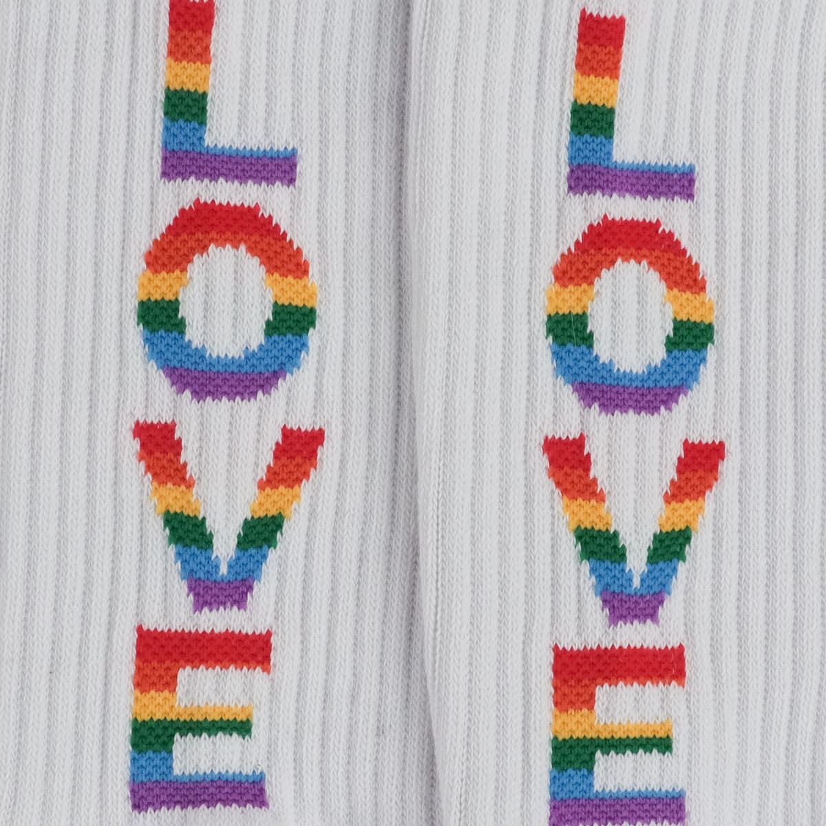 Socken Love weiß Crew Socks
