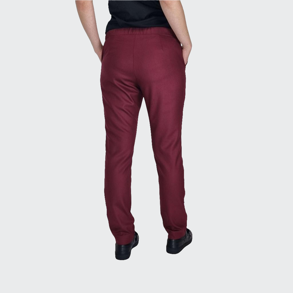 Hose SLIM Bambusviskose berry
