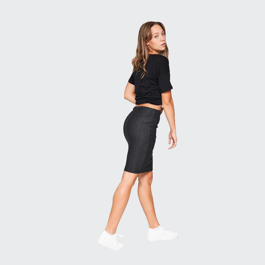 Minirock DENIM STRETCH schwarz
