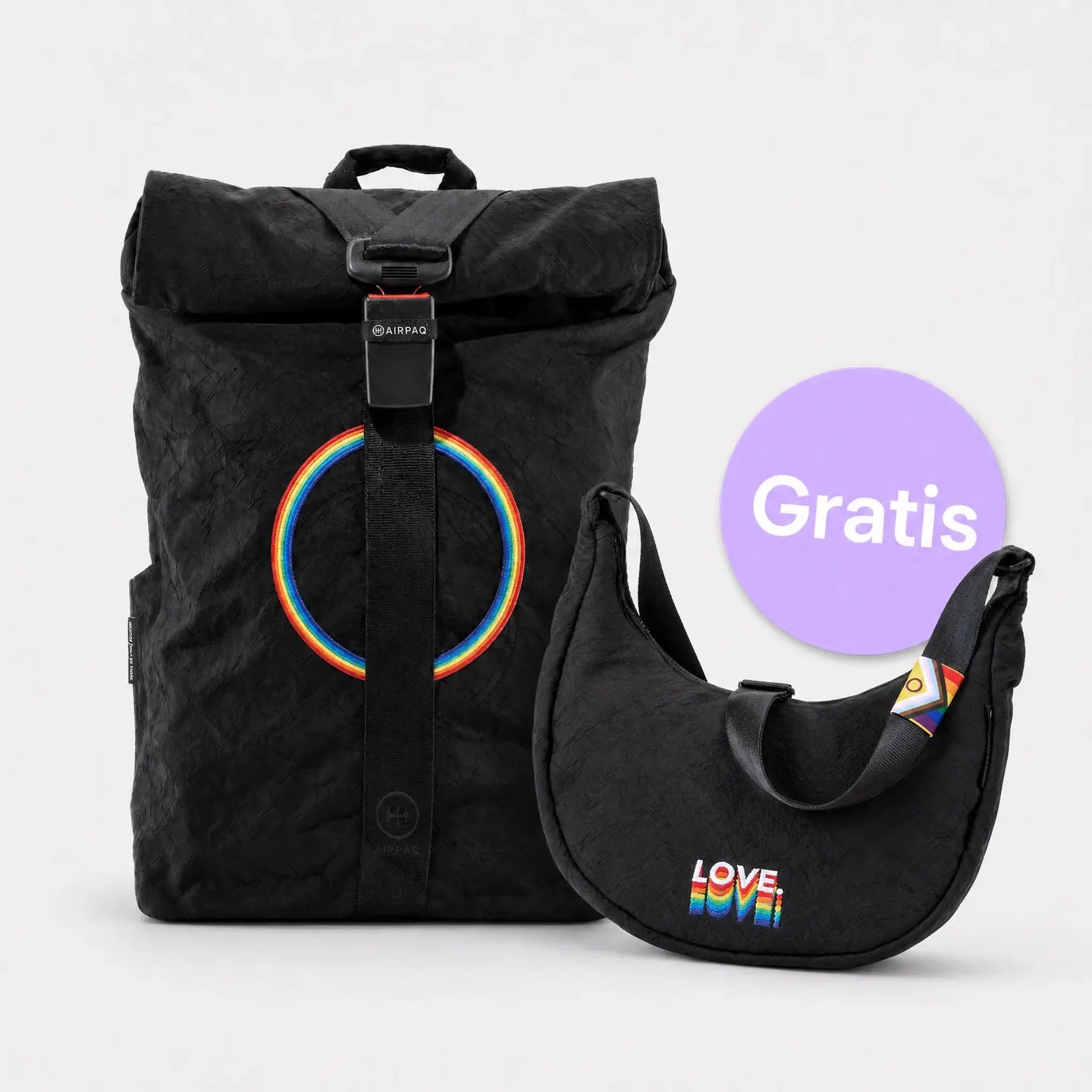 AIRPAQ Rucksack Rolltop Biq Pride