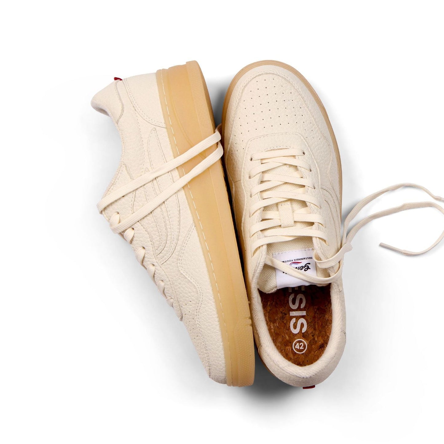 GENESIS Sneaker G-SOLEY BIO BASED creme white