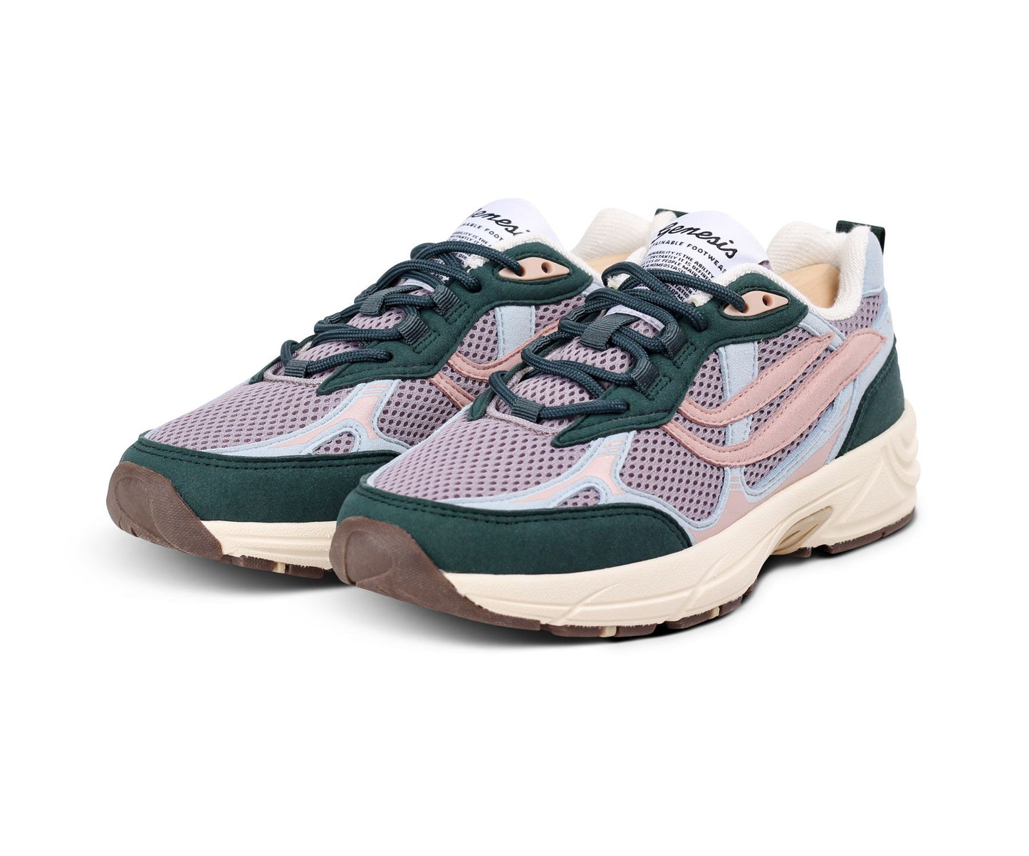 GENESIS Sneaker G-ECO ˋ99 MULTI COLOUR teal/sky/old rose