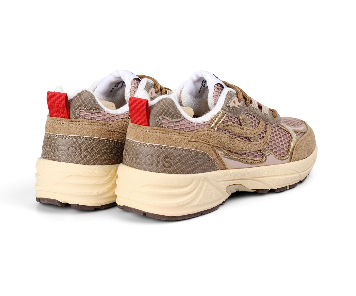 GENESIS Sneaker G-ECO ˋ99 EMBO tan/gold