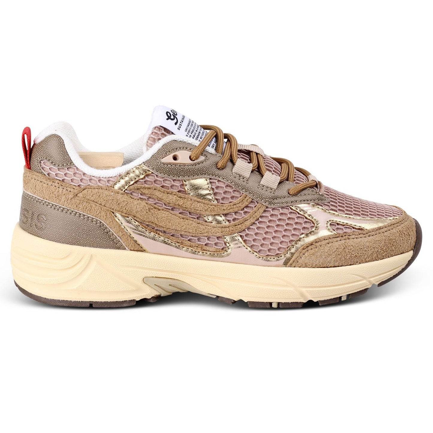 GENESIS Sneaker G-ECO ˋ99 EMBO tan/gold
