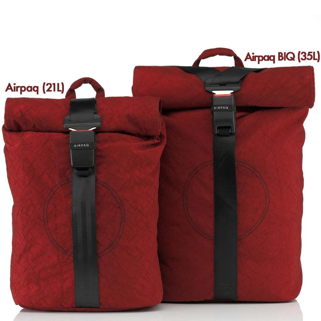 AIRPAQ Rucksack Rolltop Biq rot