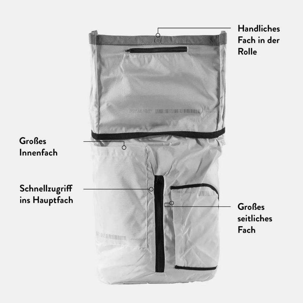 AIRPAQ Rucksack Rolltop gelb