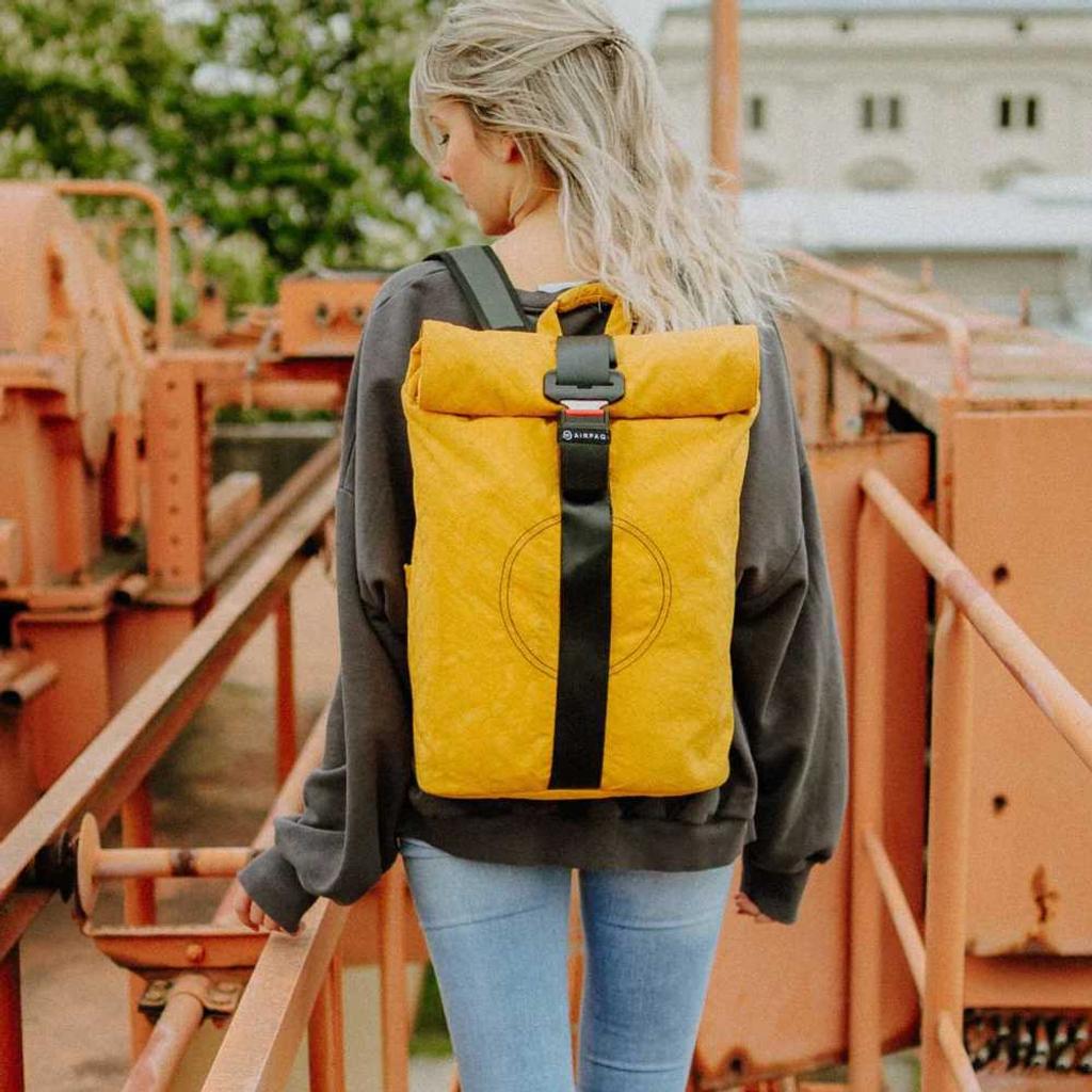 AIRPAQ Rucksack Rolltop gelb