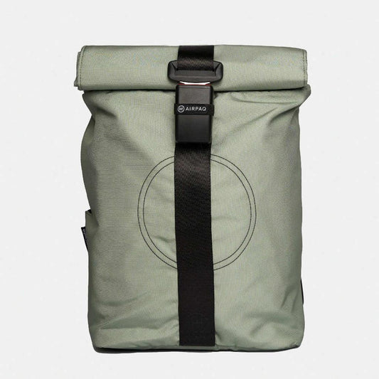 AIRPAQ Rucksack Rolltop mint printed