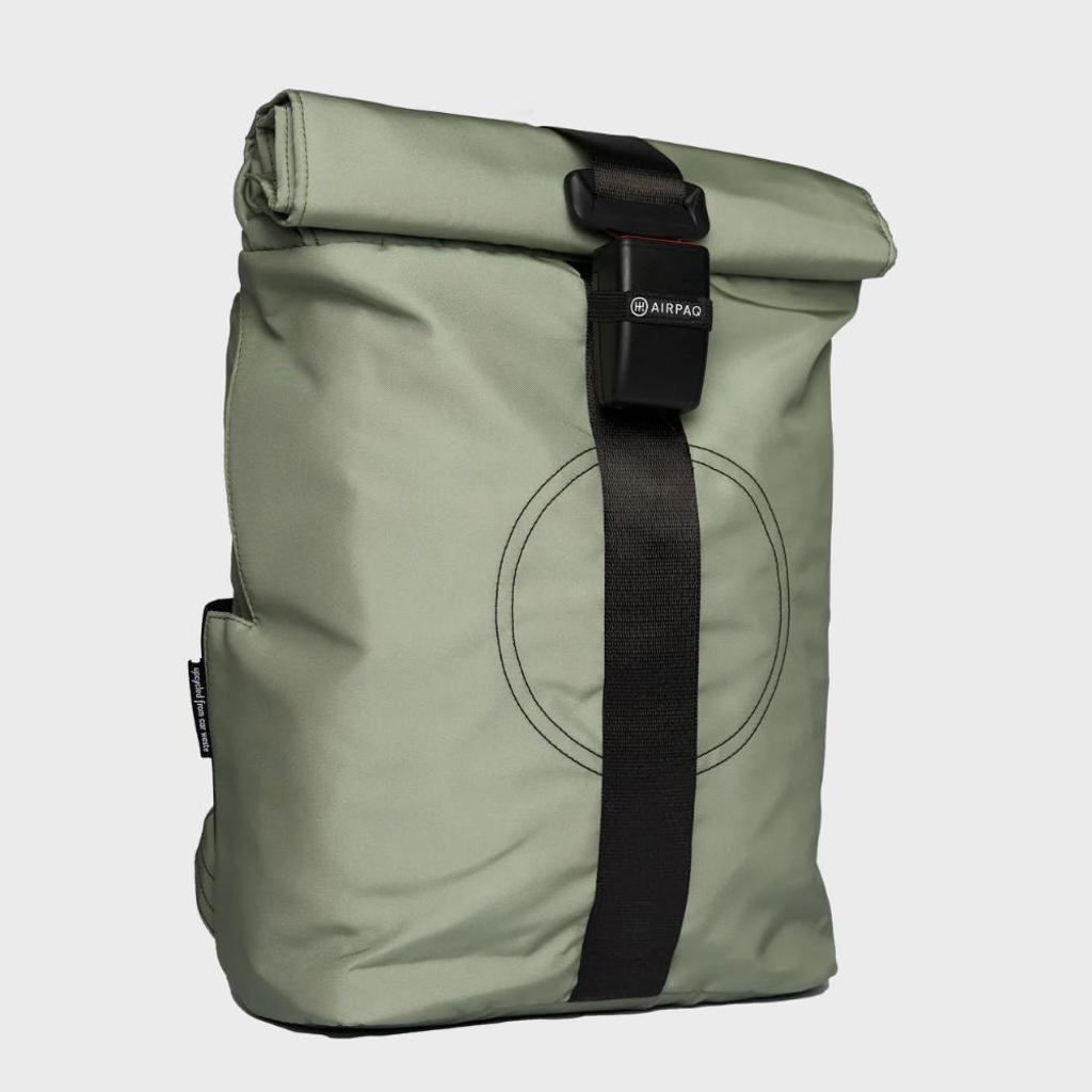 AIRPAQ Rucksack Rolltop mint printed