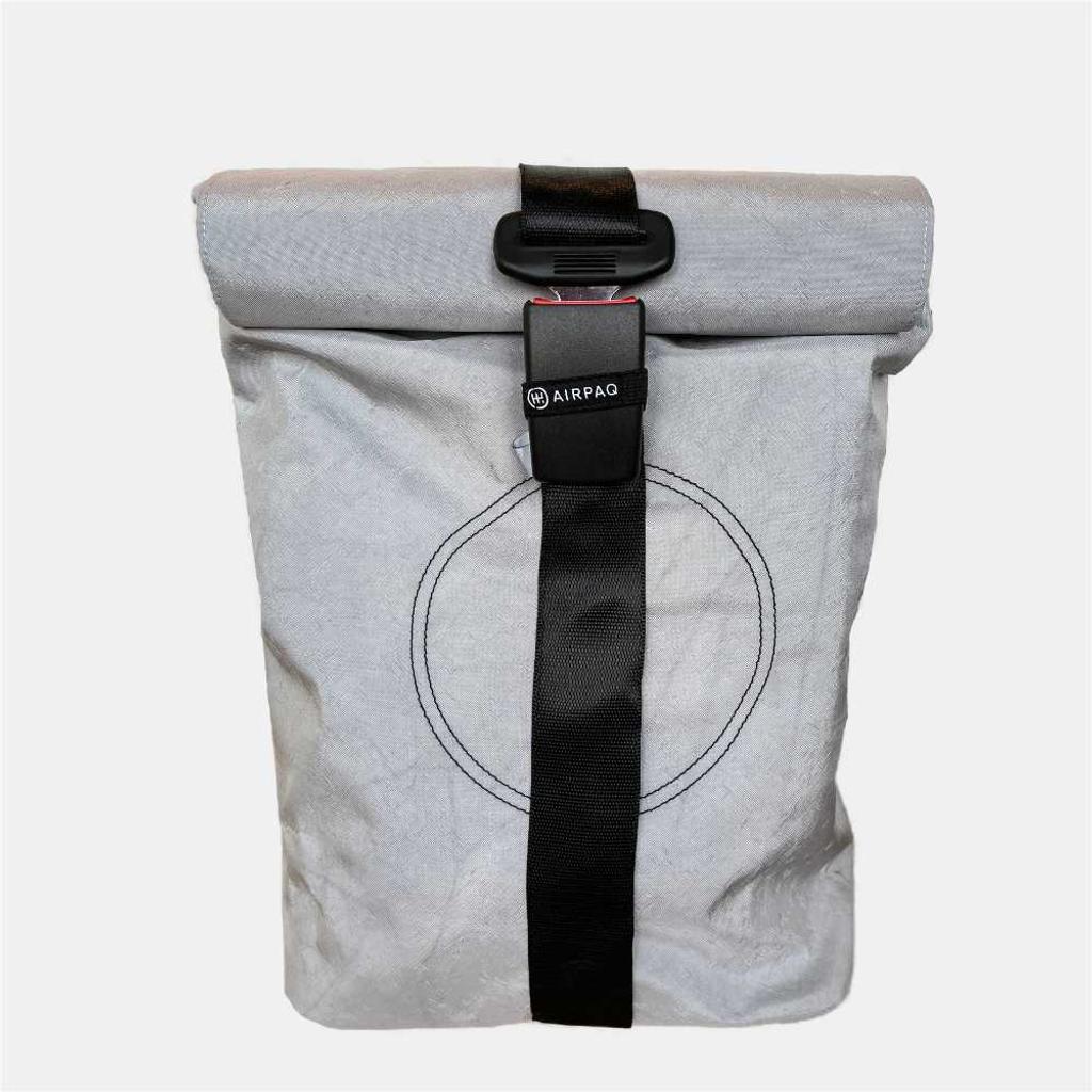 AIRPAQ Rucksack Rolltop silber