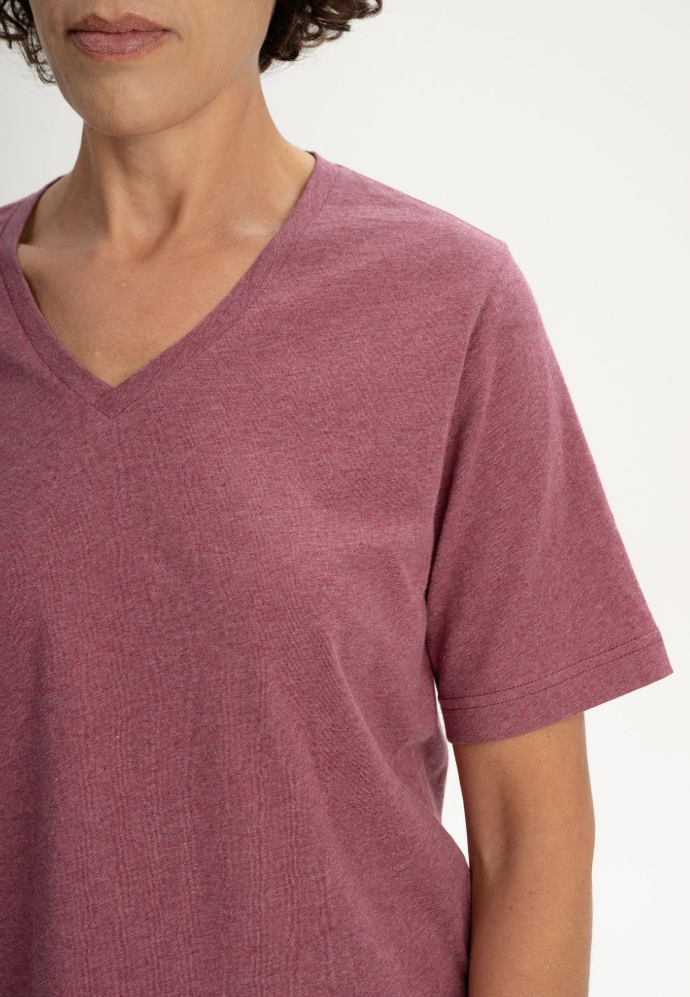 MELA V-Neck T-Shirt ANKITA jam blend