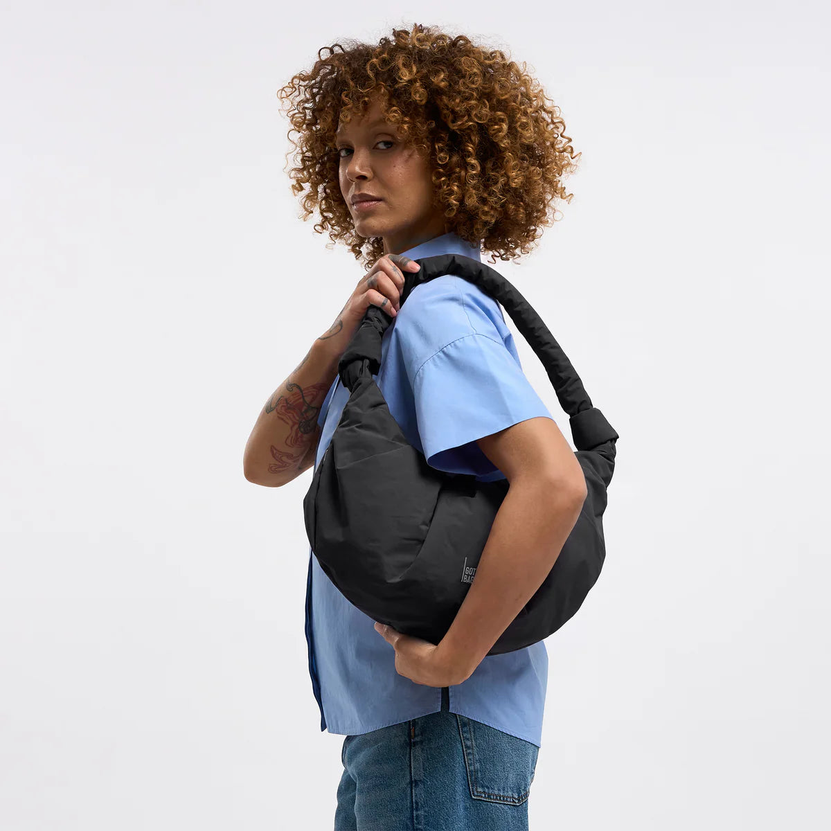 GOT BAG Tasche PLEAT MOON BAG LARGE black