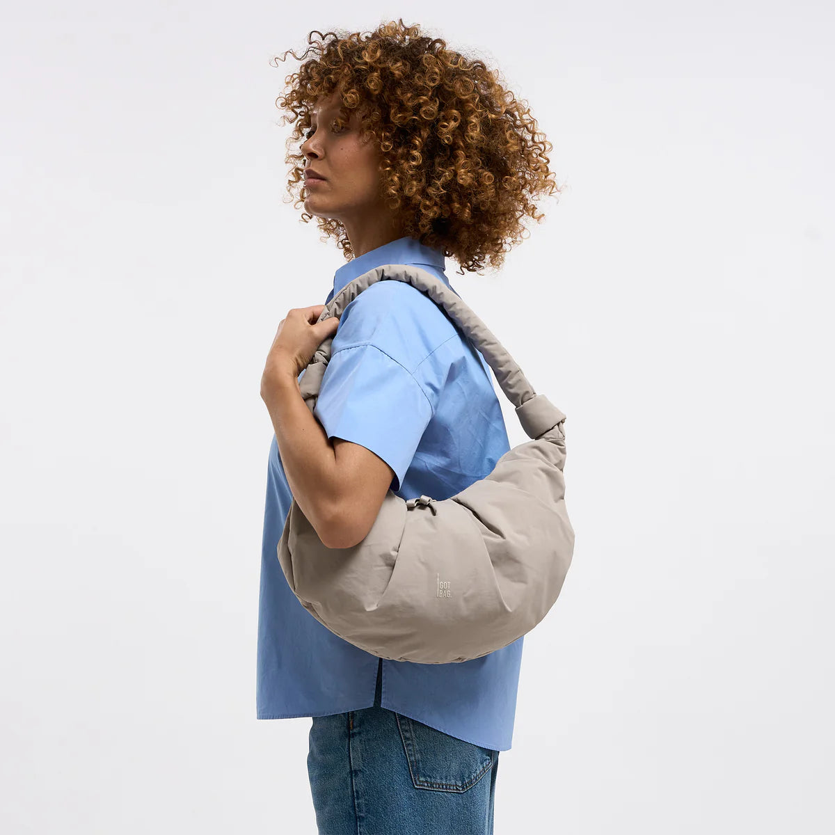 GOT BAG Tasche PLEAT MOON BAG LARGE scallop