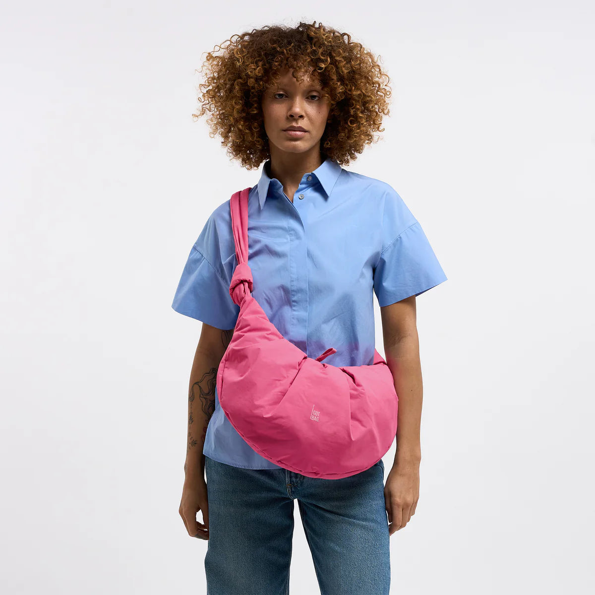 GOT BAG Tasche PLEAT MOON BAG LARGE pink