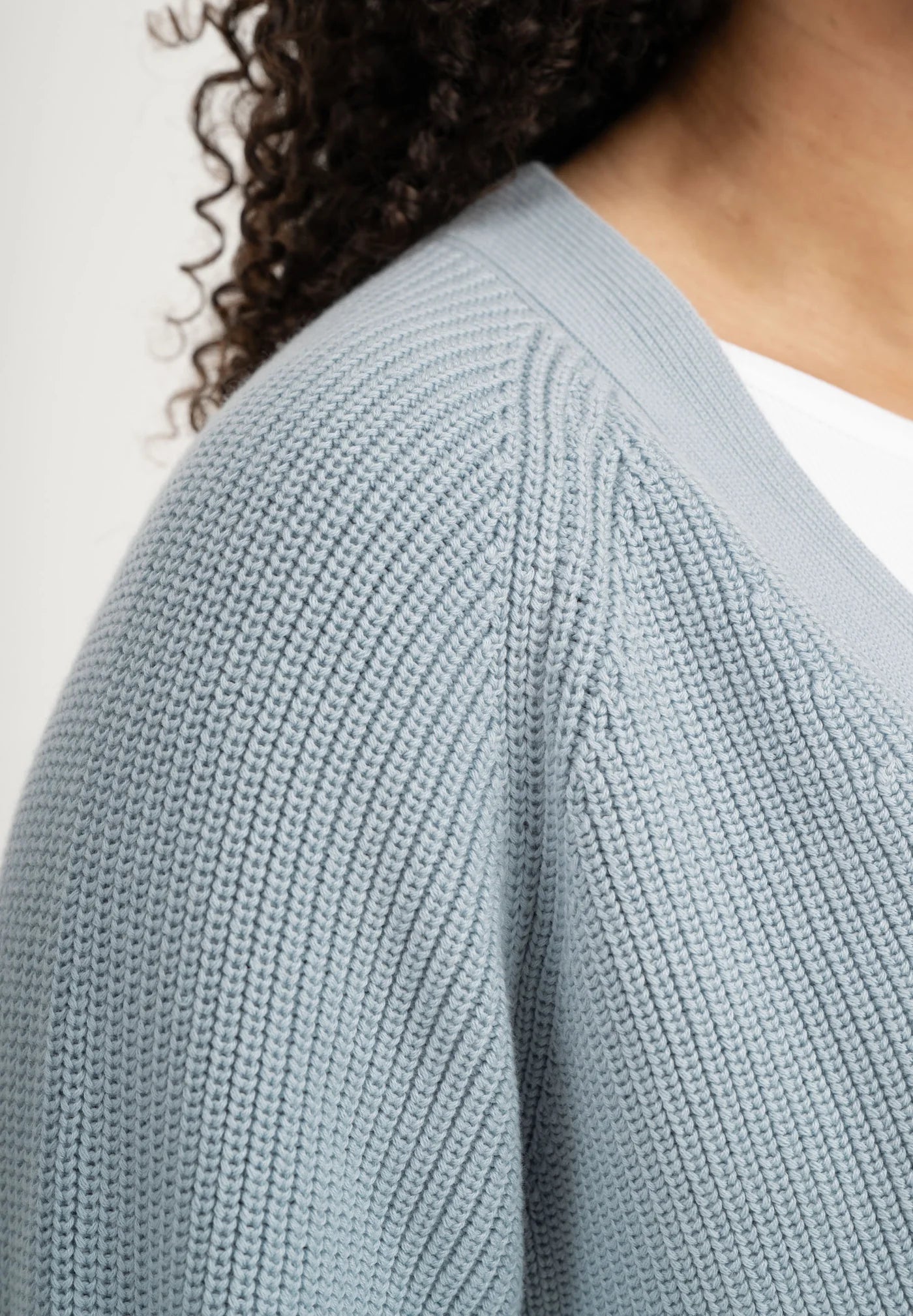 MELA Strickjacke BHUMA cloudy blue