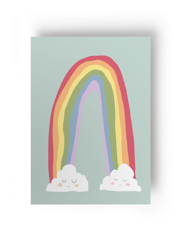 Postkarte Pride Rainbow Illustration