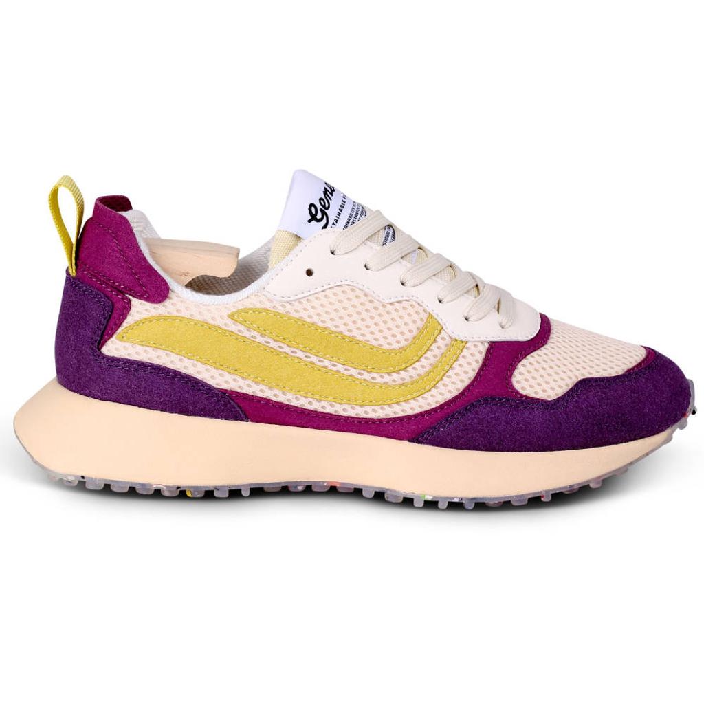 GENESIS Sneaker G-MARATHON purple/creme/lime