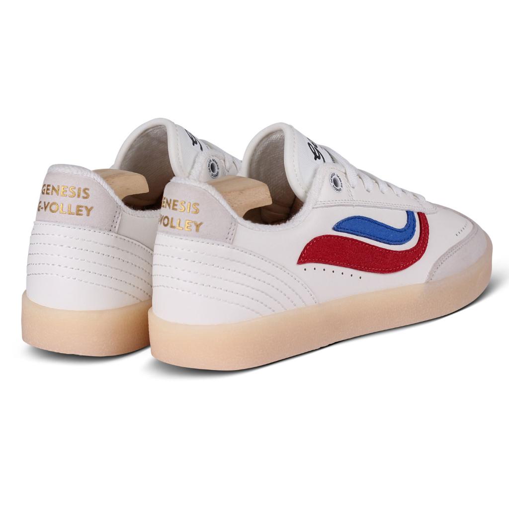 GENESIS Sneaker G-VOLLEY SUGAR CORN white/red/blue/light gum