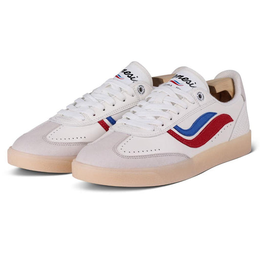 GENESIS Sneaker G-VOLLEY SUGAR CORN white/red/blue/light gum
