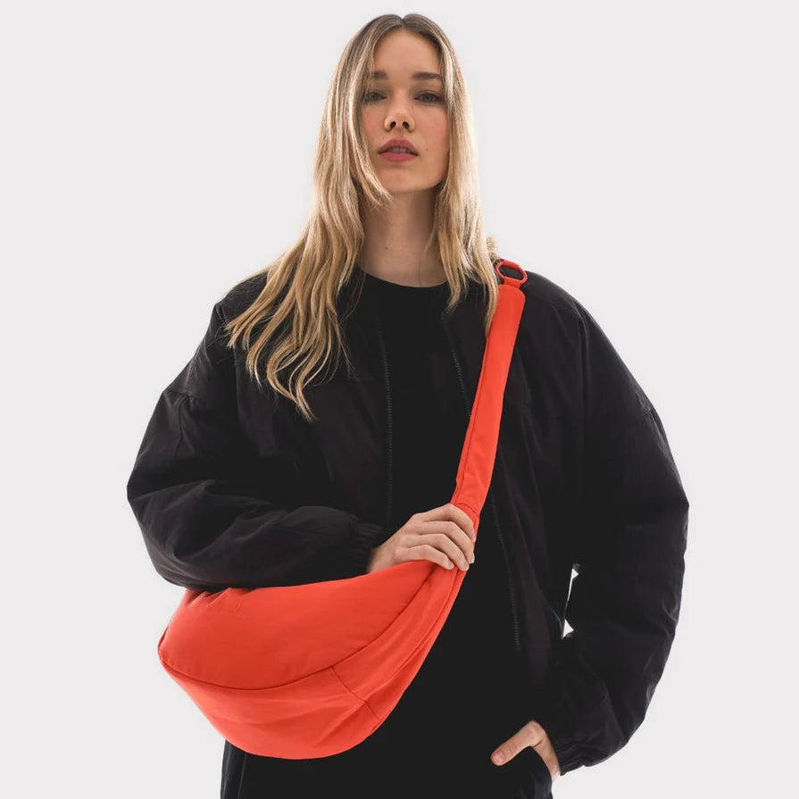 Half Moon Bag LOU LARGE coral
