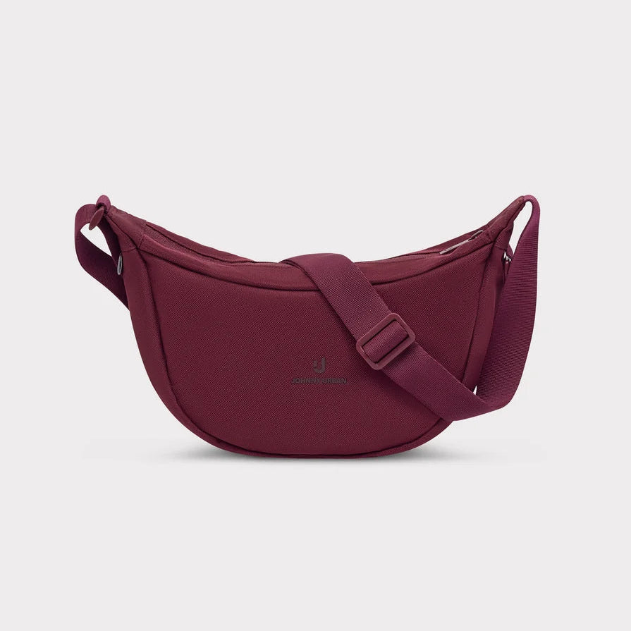Half Moon Bag ALLY SMALL burgundy