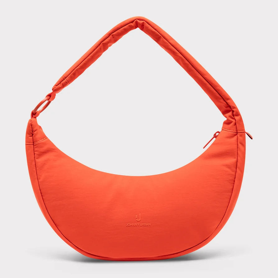 Half Moon Bag LOU MEDIUM coral