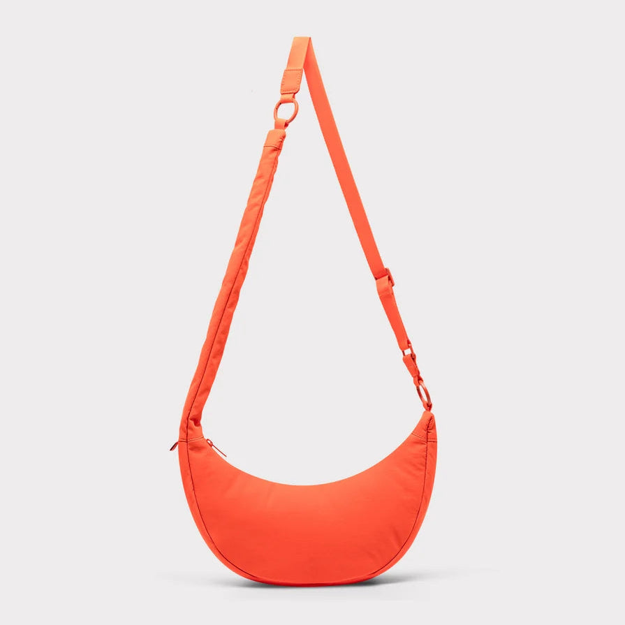 Half Moon Bag LOU MEDIUM coral