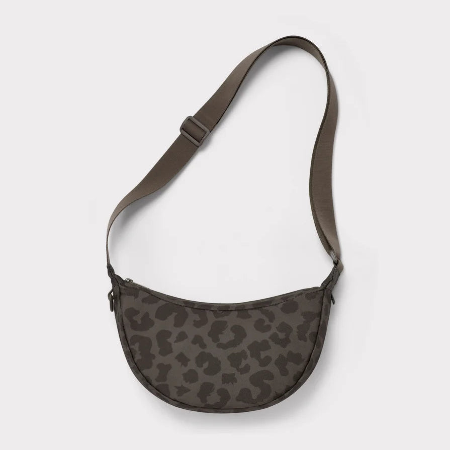 Half Moon Bag ALLY SMALL brown leo