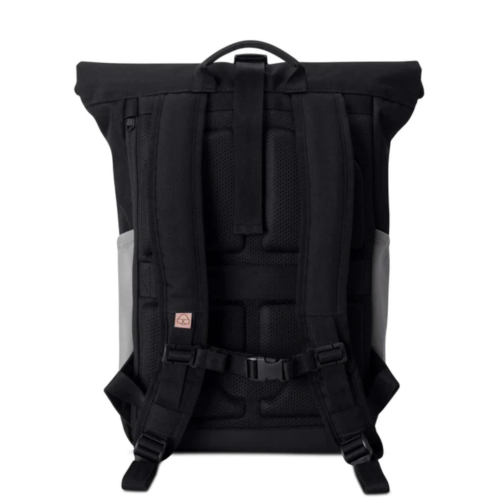 JOHNNY URBAN Rolltop Rucksack ALLEN MEDIUM schwarz/rosa