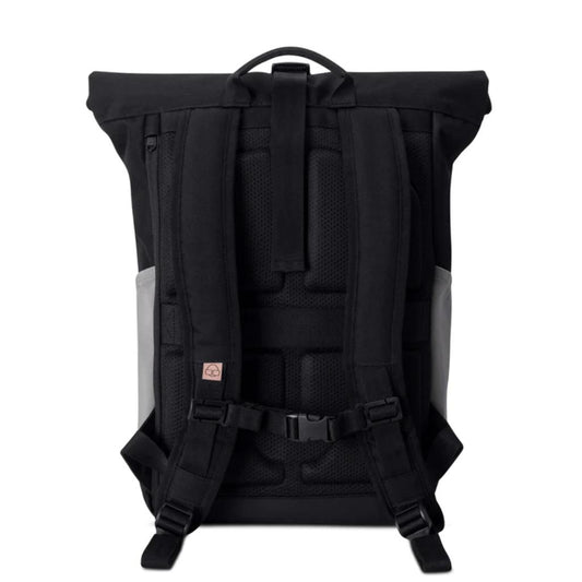 JOHNNY URBAN Rolltop Rucksack ALLEN MEDIUM schwarz/rosa