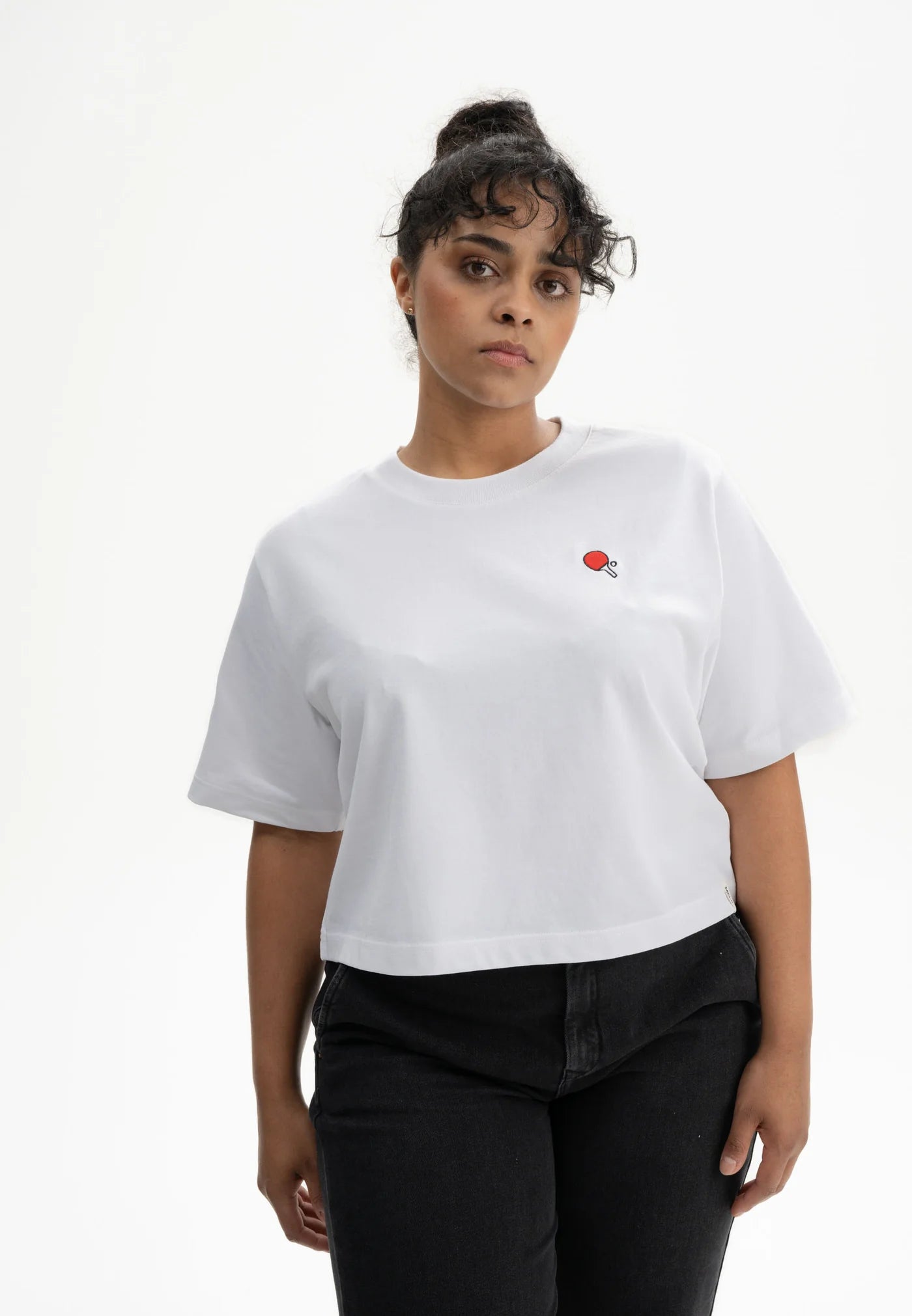 MELA Cropped T-Shirt JOSHNA Ping-Pong