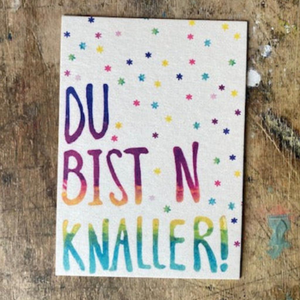 Postkarte KNALLER Ilustration