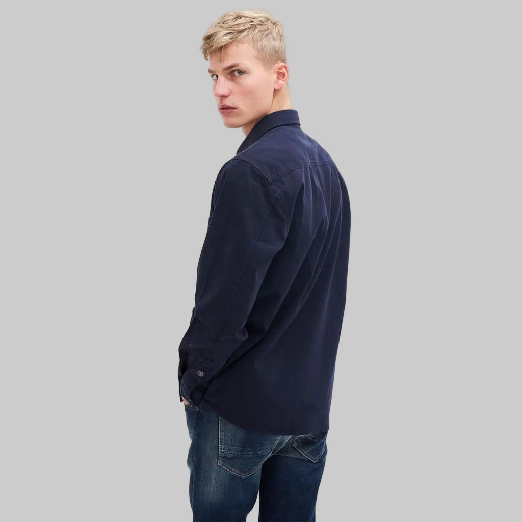 KUYICHI Hemd ANDREW OVERSHIRT navy
