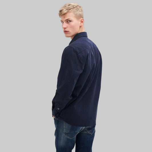 KUYICHI Hemd ANDREW OVERSHIRT navy
