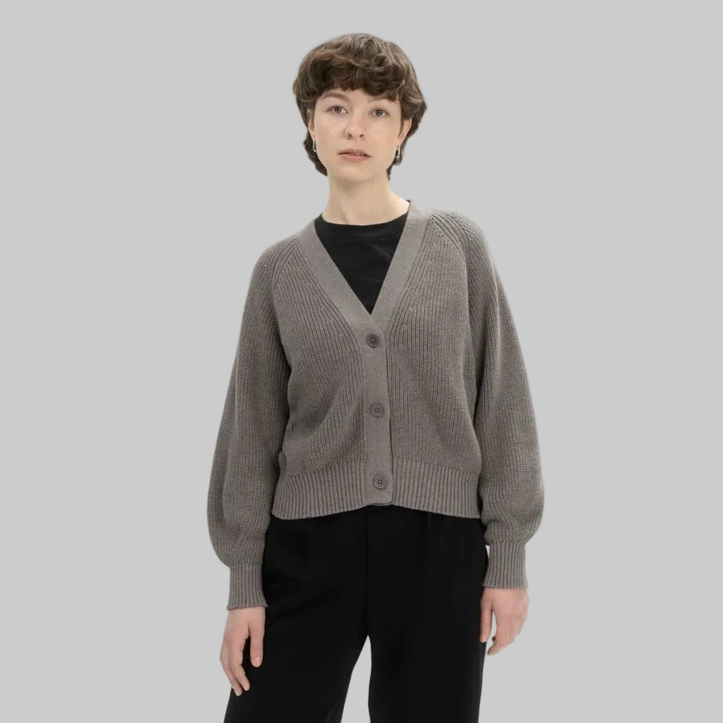 MELA Strickjacke BHUMA bear melange