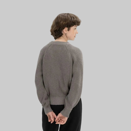 MELA Strickjacke BHUMA bear melange