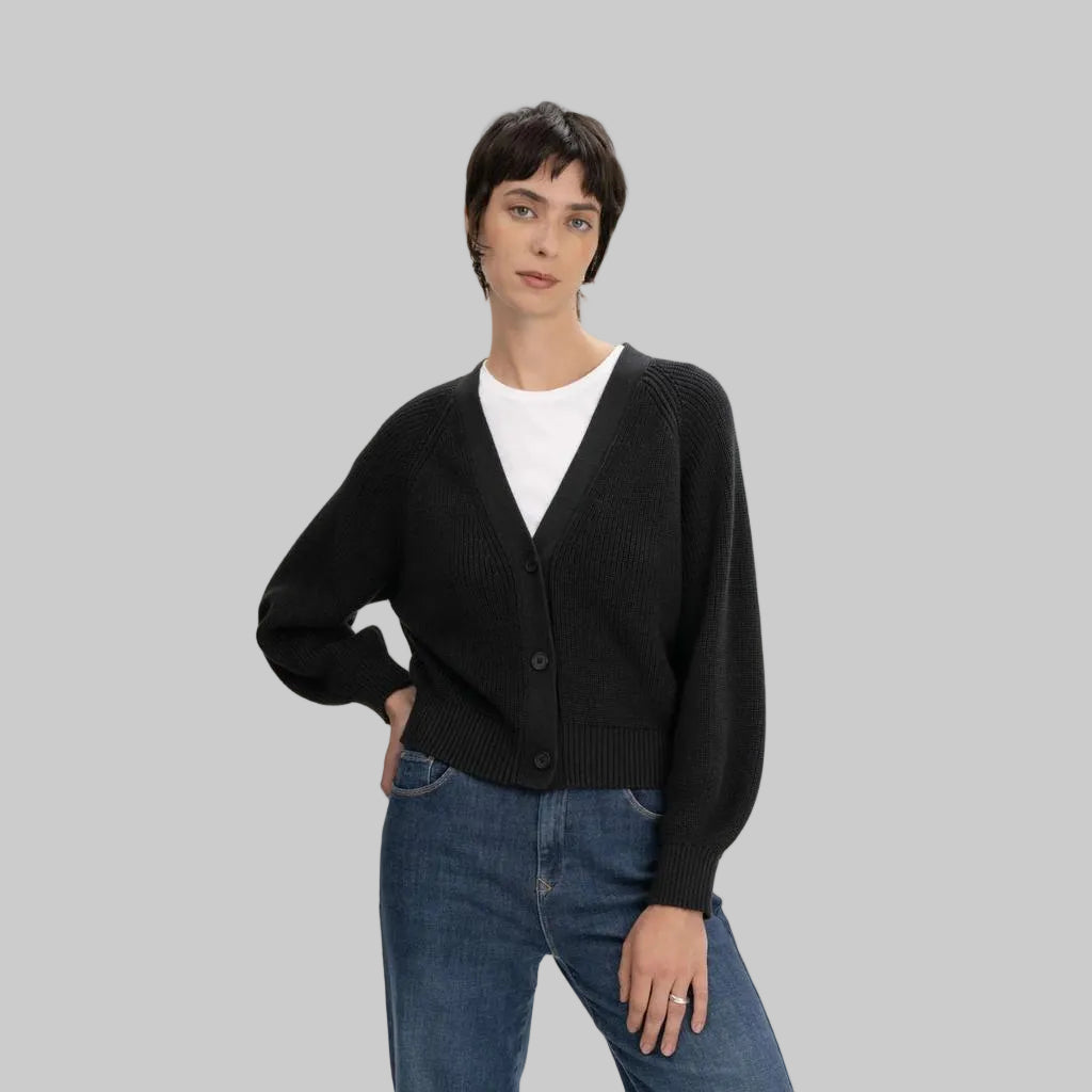 MELA Strickjacke BHUMA black