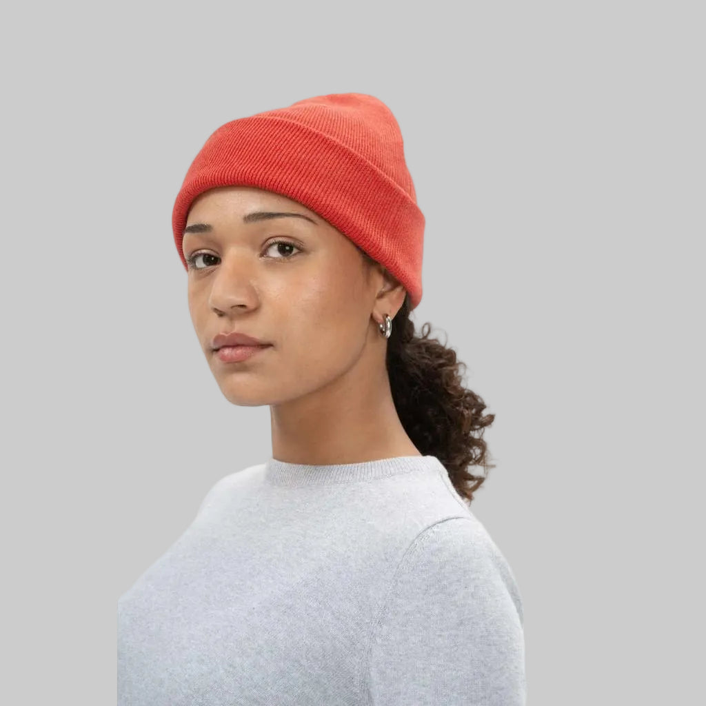 MELA Mütze Himmat red apple melange