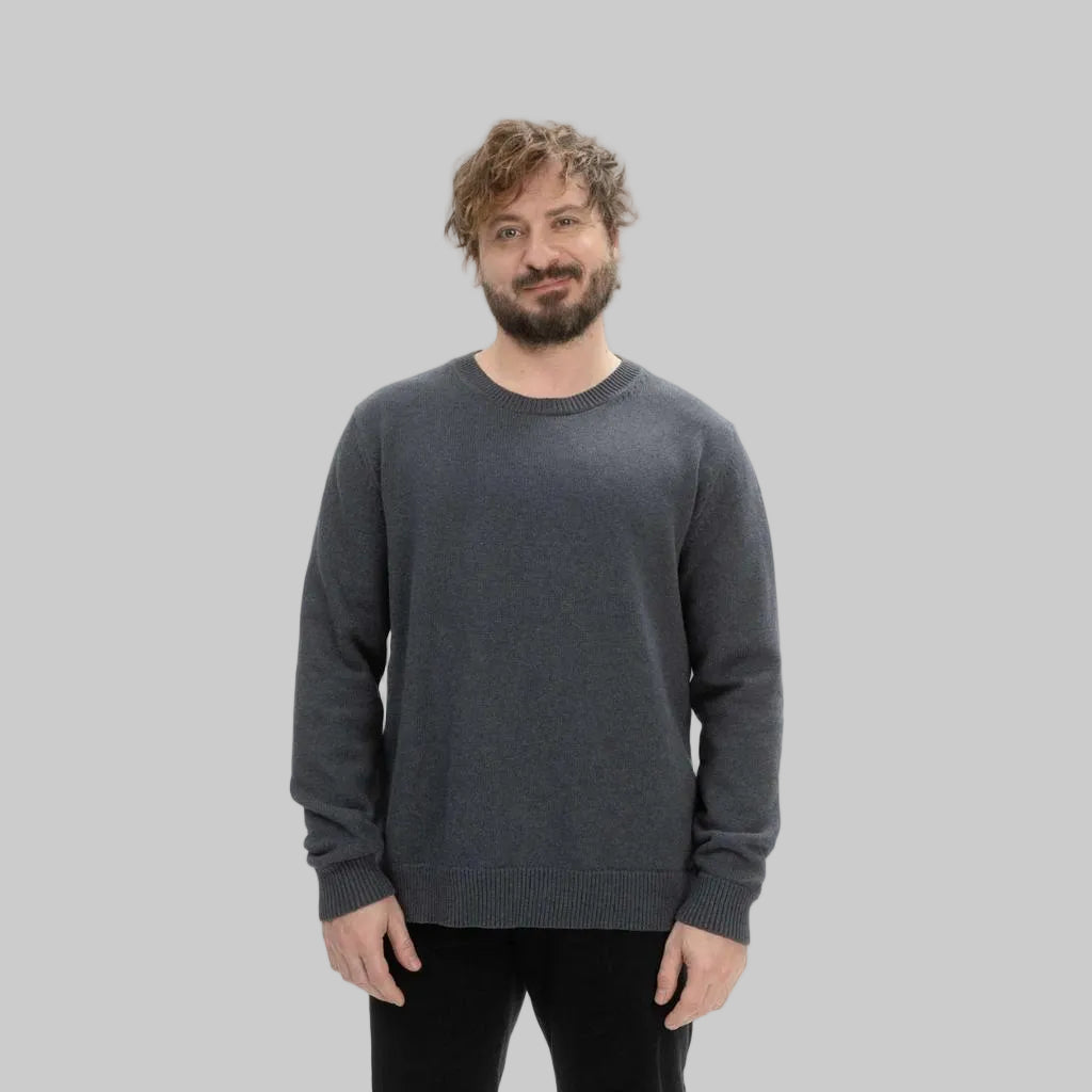 MELA Pullover CHARUN anthrazit melange