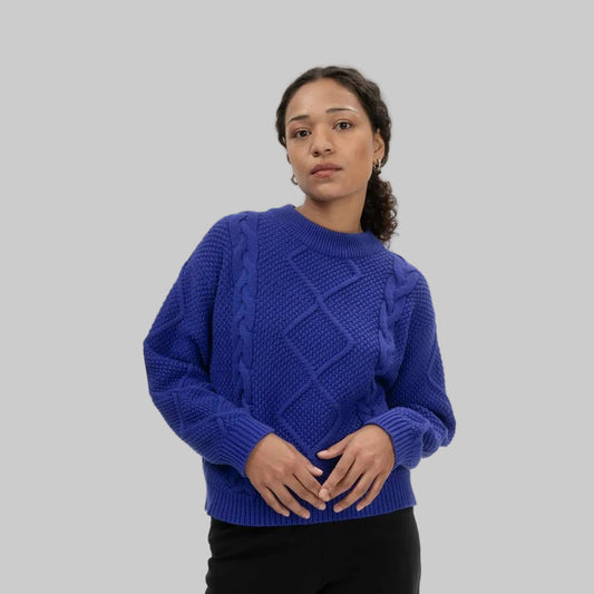 MELA Pullover SAMAIRA bold blue