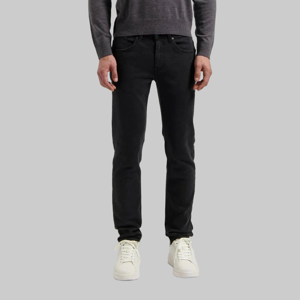 MUD JEANS Jeans DUNN LOW TAPERED COMFORTLUX stone black