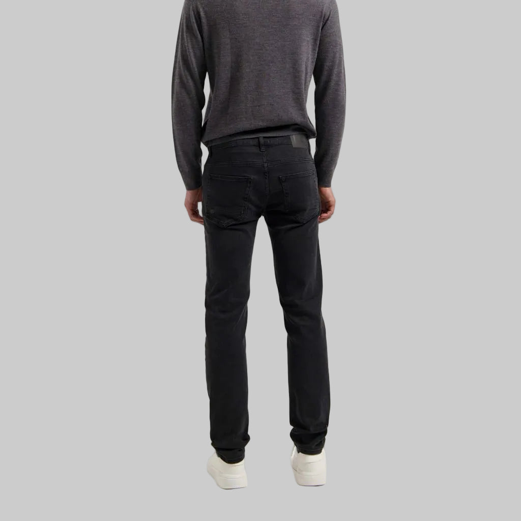 MUD JEANS Jeans DUNN LOW TAPERED COMFORTLUX stone black